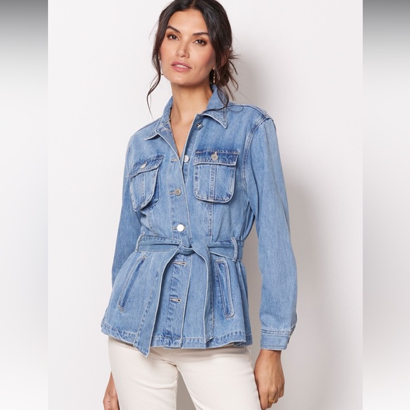 Blank NYC Denim Left On Read Jacket M - Picture 5 of 5